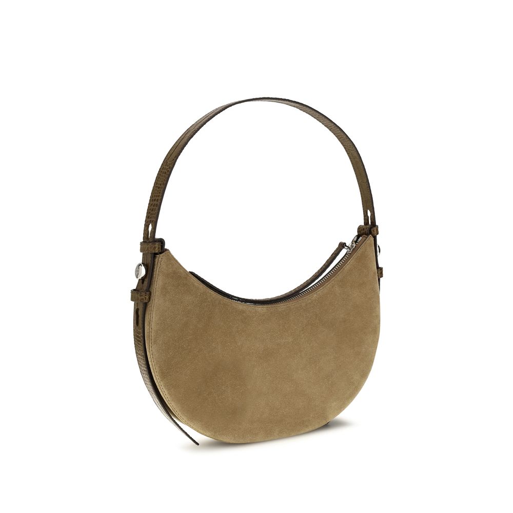 Sac à bandoulière en cuir suédé beige Tory Burch