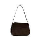 Sac à bandoulière en cuir suédé marron Tory Burch