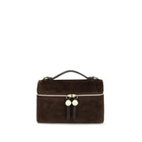 Sac à bandoulière en cuir suédé marron Tory Burch