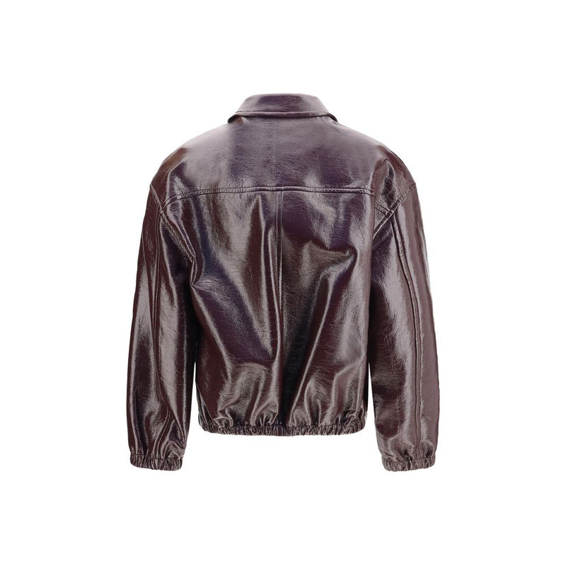 Courrèges Bordeaux Cotton Bomber