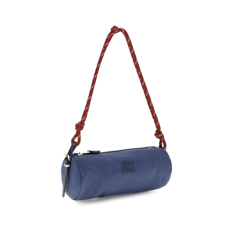 Miu Miu Blue Cotton Wallet