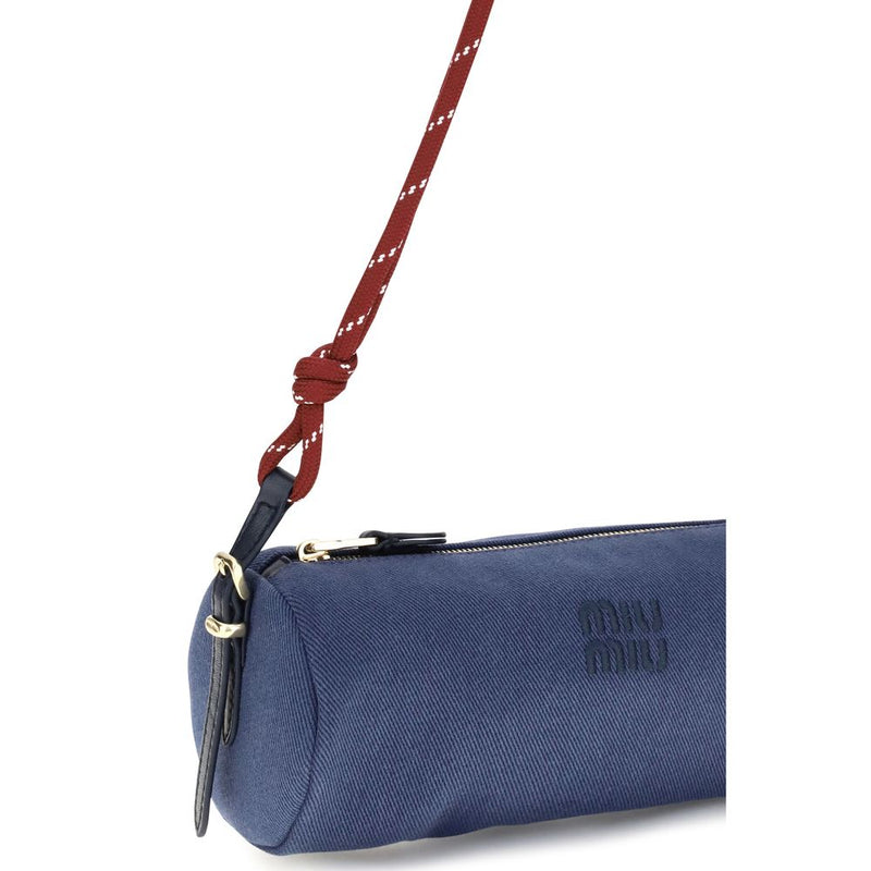Miu Miu Blue Cotton Wallet