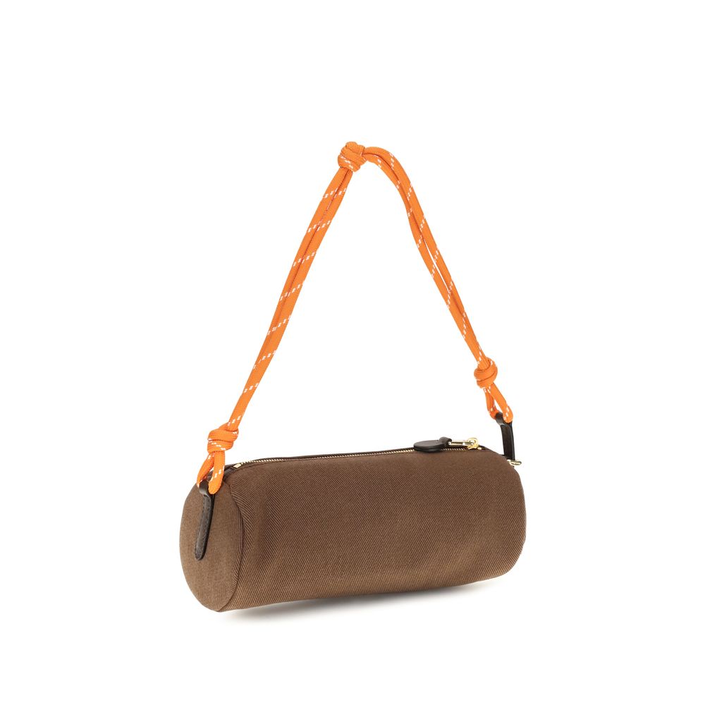 Portefeuille Miu Miu en coton marron
