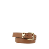 Ceinture classique en cuir de veau marron Ferragamo Bos Taurus