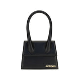 Jacquemus Sac à main en cuir de veau noir Bos Taurus