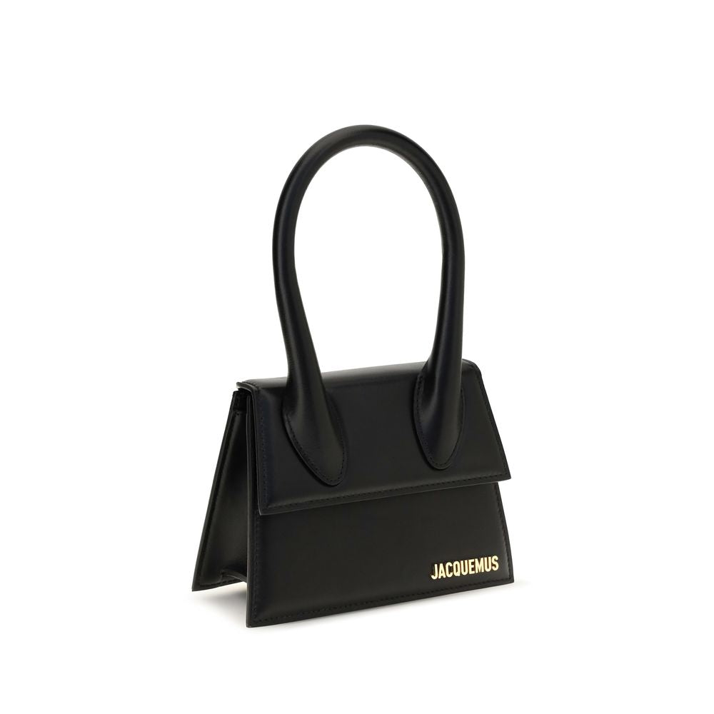 Jacquemus Sac à main en cuir de veau noir Bos Taurus