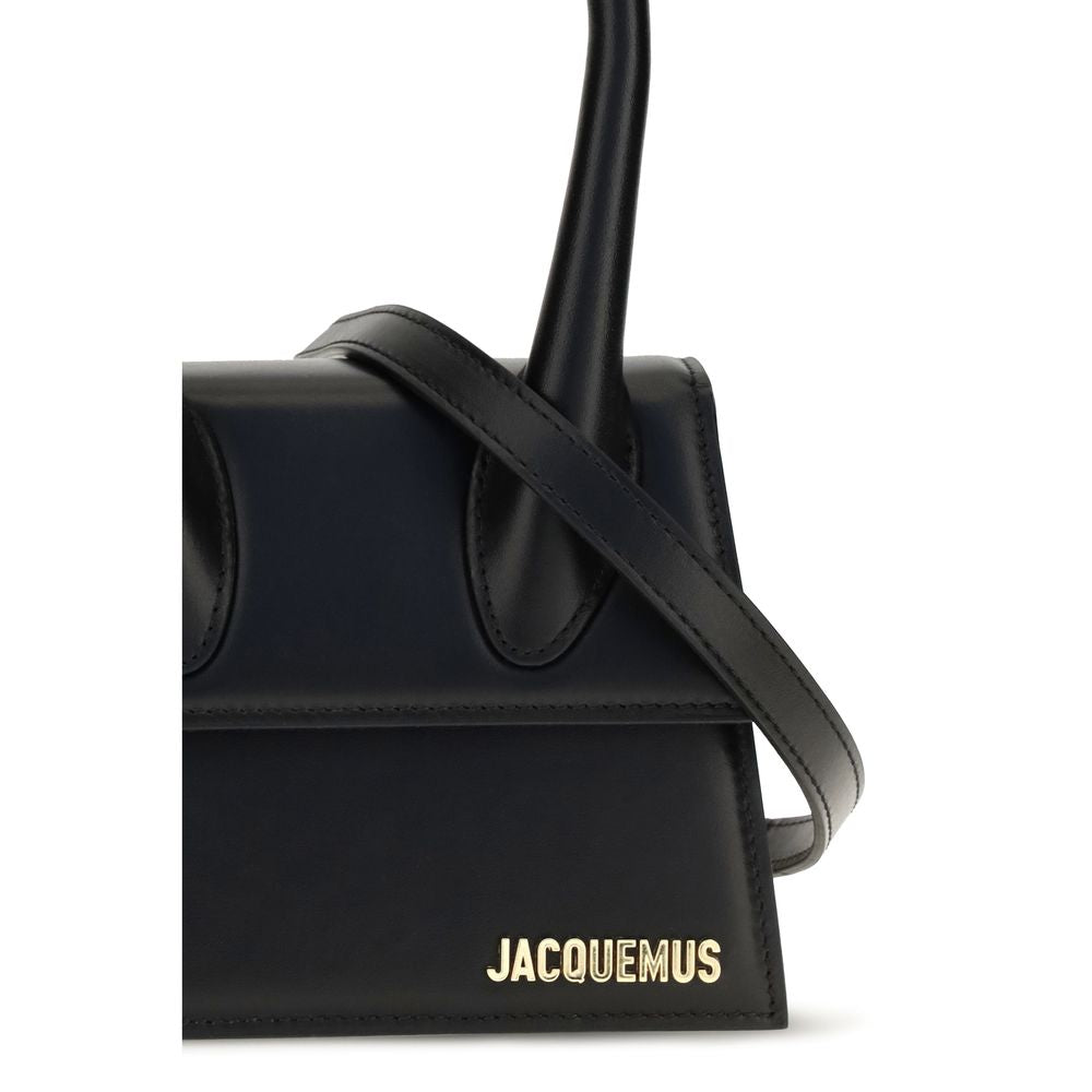 Jacquemus Sac à main en cuir de veau noir Bos Taurus