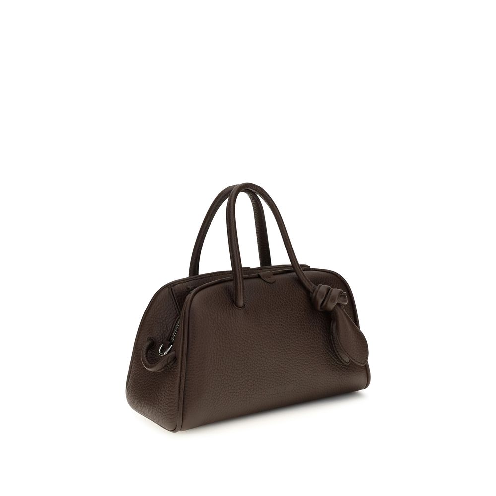 Sac à main Jacquemus en cuir de veau marron Bos Taurus