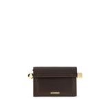 Jacquemus Brown Lamb Ovis Aries Aries Clutch Bag