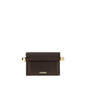 Jacquemus Brown Lamb Ovis Aries Aries Clutch Bag