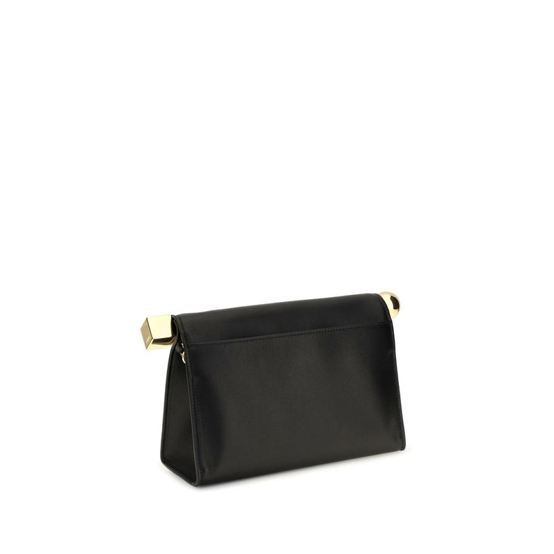 Jacquemus Black Lamb Ovis Aries Aries Clutch Bag
