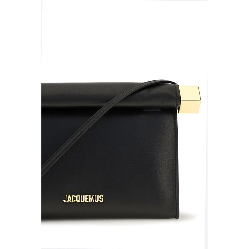 Jacquemus Black Lamb Ovis Aries Aries Clutch Bag
