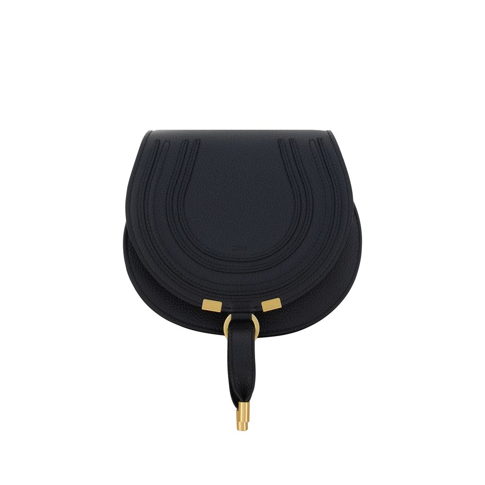 Sac à bandoulière Chloé en cuir de veau noir Bos Taurus
