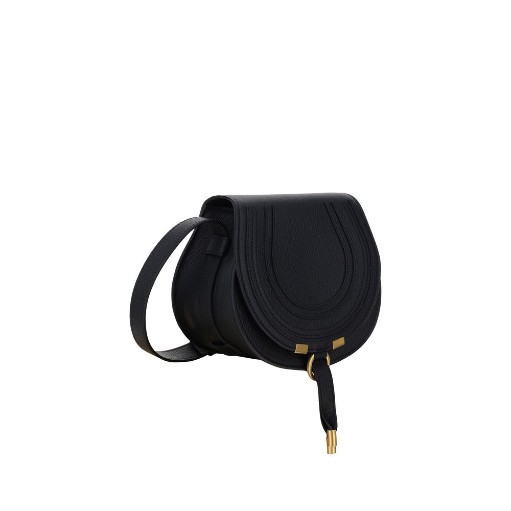 Sac à bandoulière Chloé en cuir de veau noir Bos Taurus