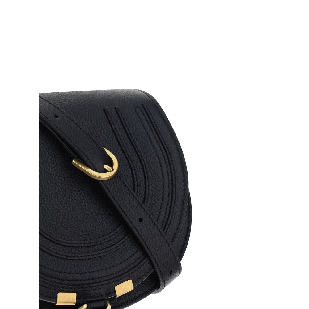 Sac à bandoulière Chloé en cuir de veau noir Bos Taurus