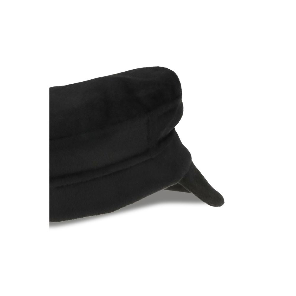 P.A.R.O.S.H. Casquette de baseball Oves Aries en laine noire