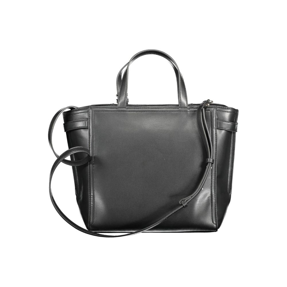 Sac à main noir Calvin Klein en polyester pour femme