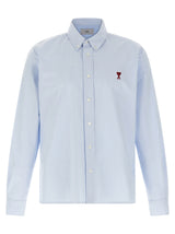 Blouse en coton bleue Ami Paris