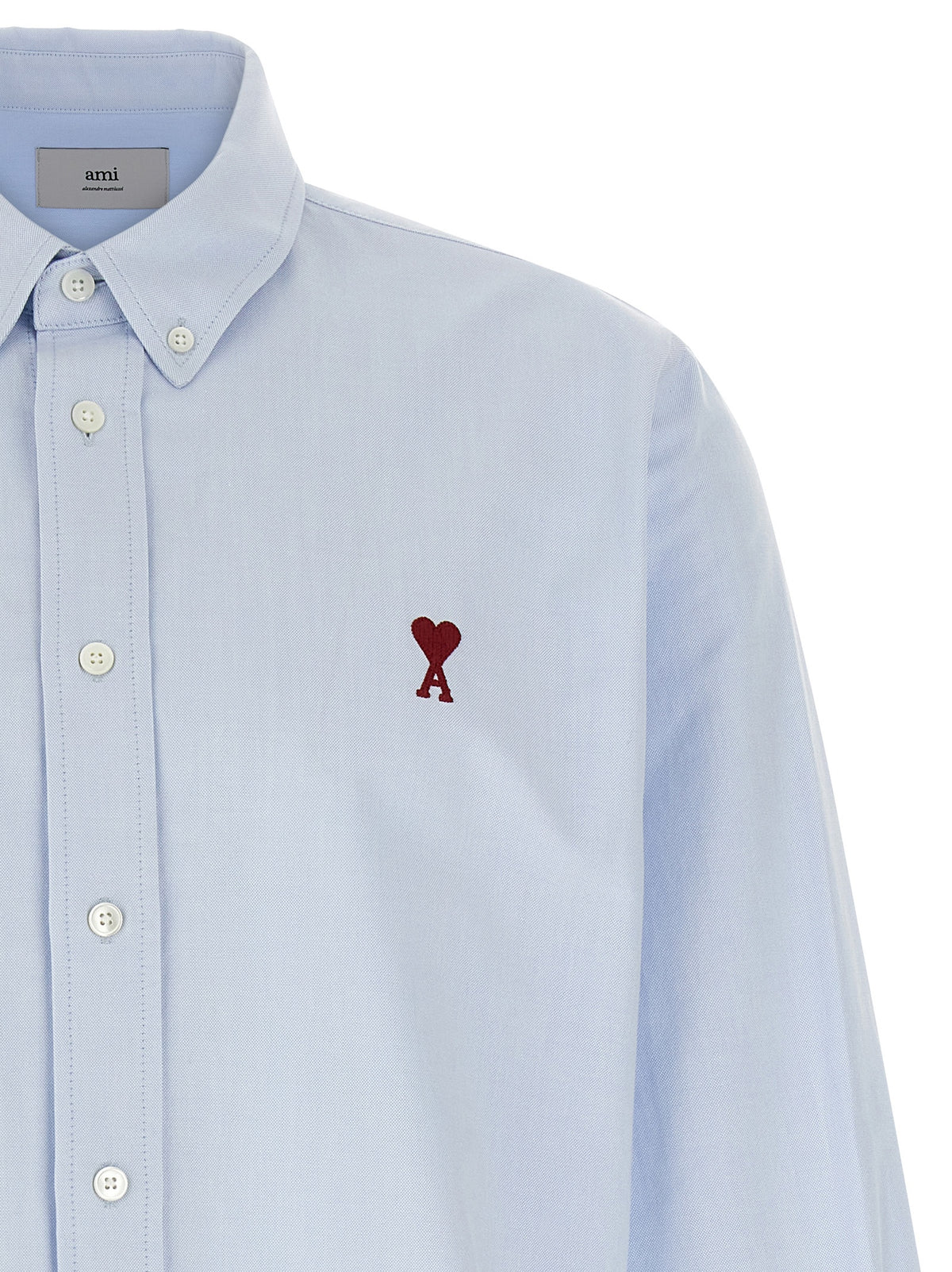 Blouse en coton bleue Ami Paris