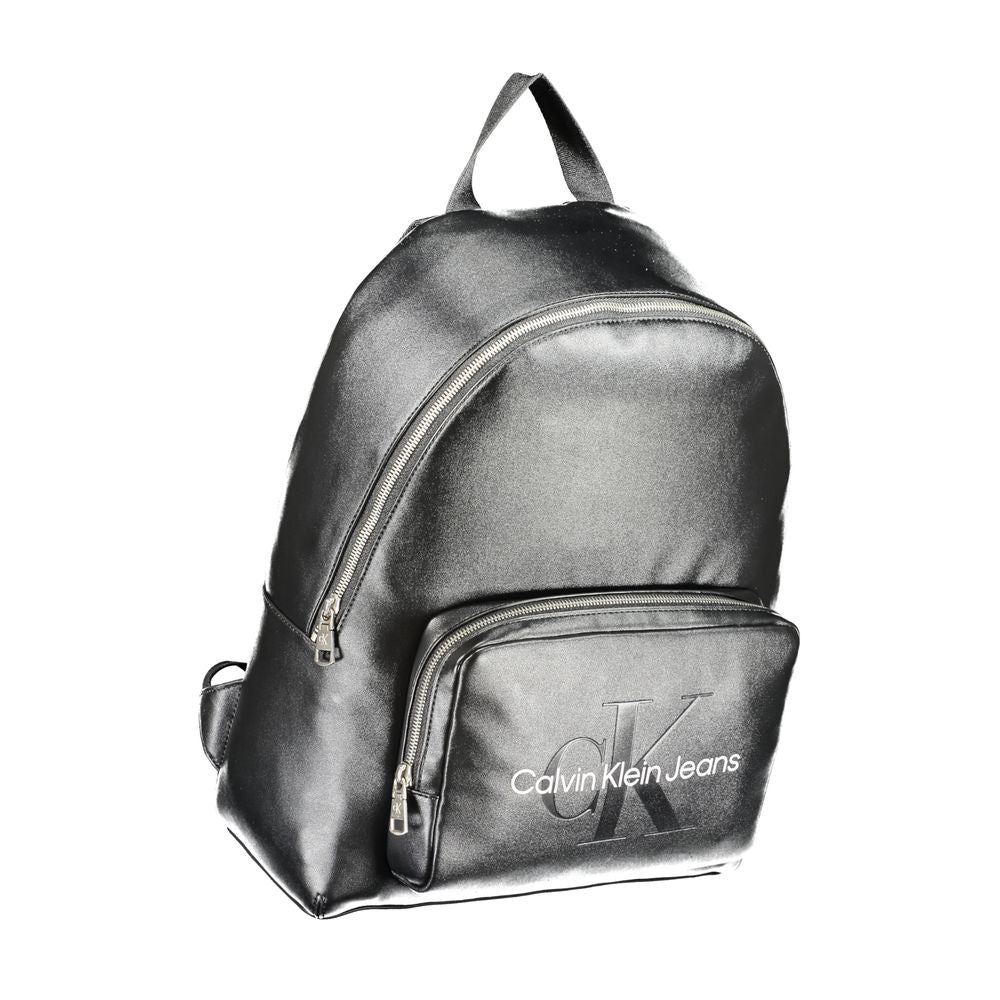 Sac à dos Calvin Klein noir en polyester pour femme