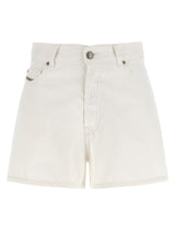 Shorts bermudas en coton blanc Diesel