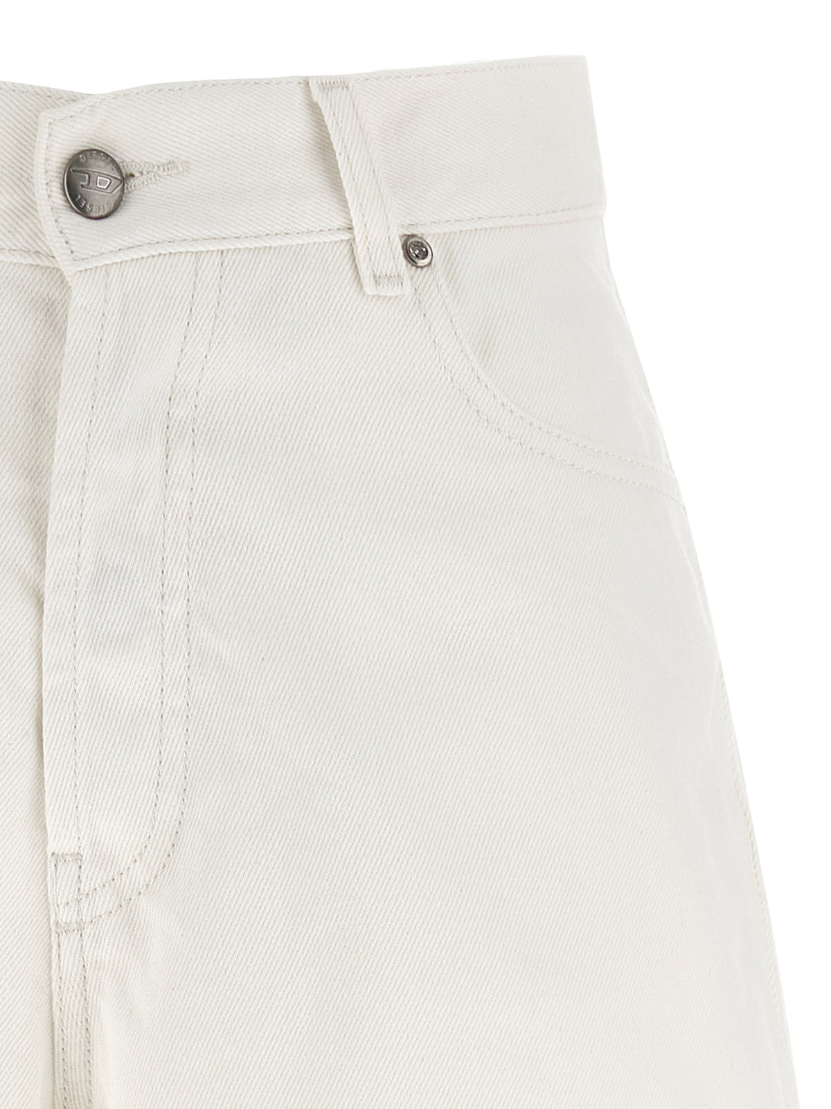 Shorts bermudas en coton blanc Diesel