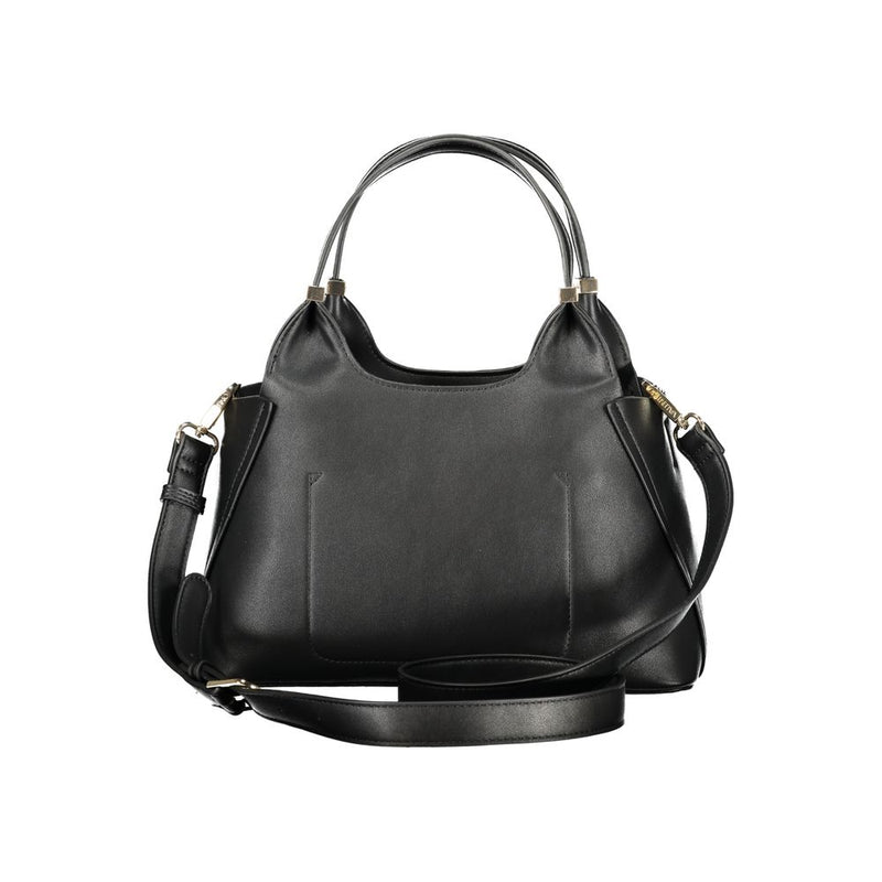 Mario Valentino Black Polyurethane Women's Bag