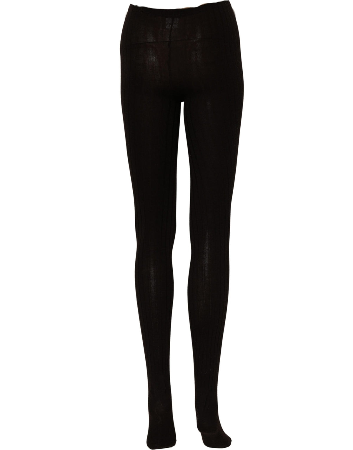 Collant en laine noire Dolce & Gabbana, taille unique