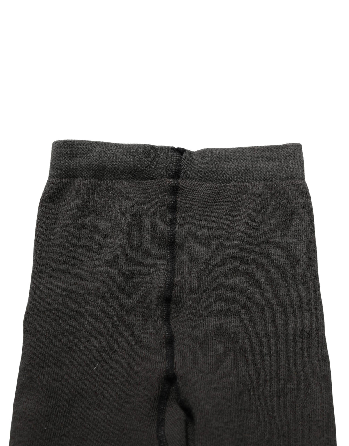 Dolce & Gabbana Chaussettes Collants en Laine Noire Taille Unique