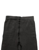 Dolce & Gabbana Chaussettes Collants en Laine Noire Taille Unique