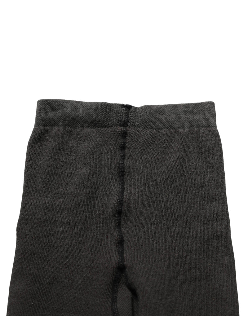 Dolce & Gabbana Socks Black Wool Tights Stocking Pantyhose One Size
