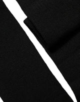 Chaussettes mi-mollet en maille de laine noire Dolce & Gabbana pour femme