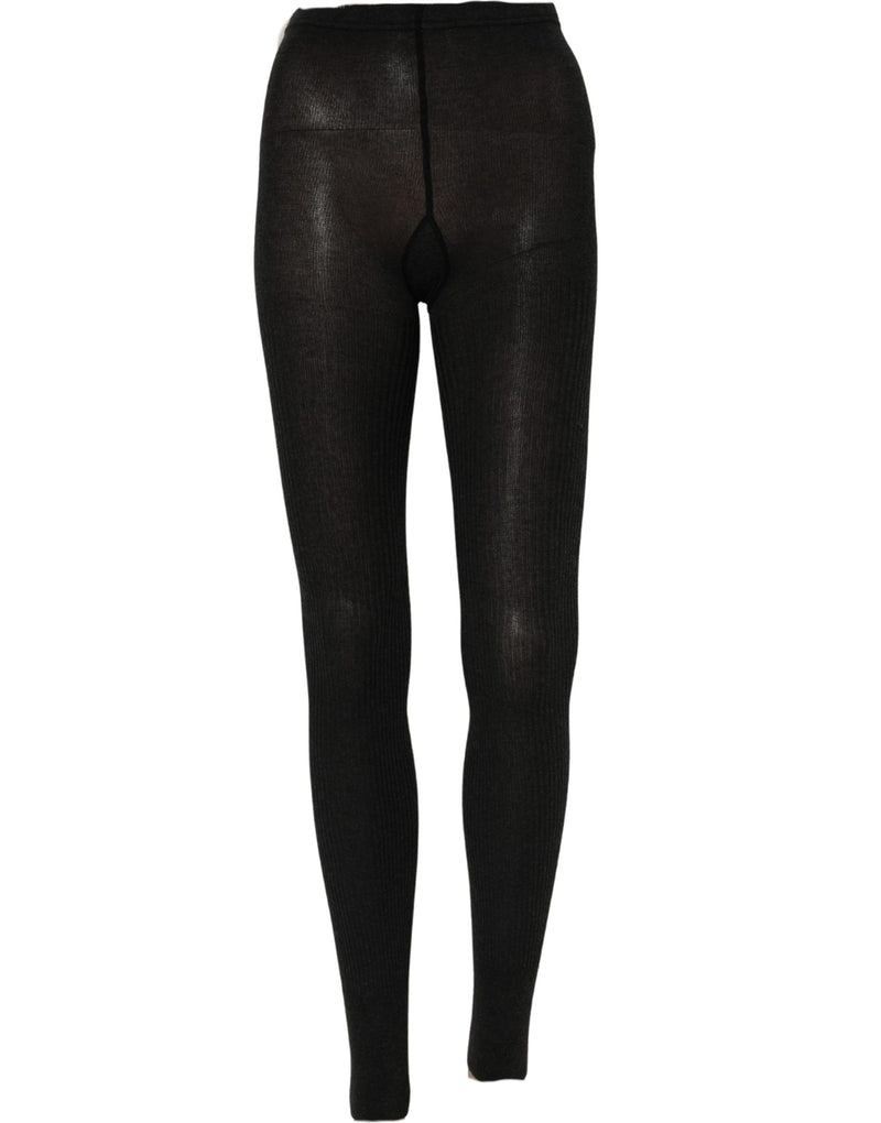Dolce & Gabbana Gray Cotton Tights Stocking Pantyhose Socks