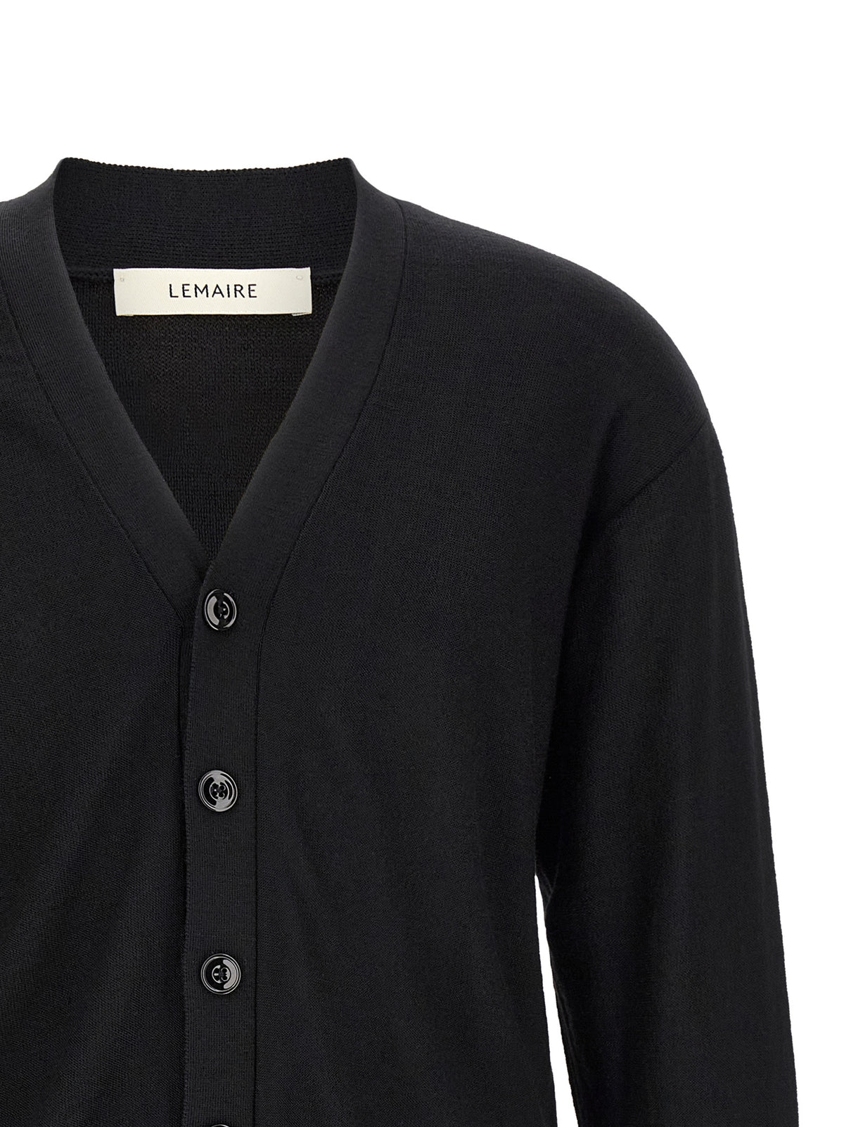 Cardigan Lemaire en laine noire