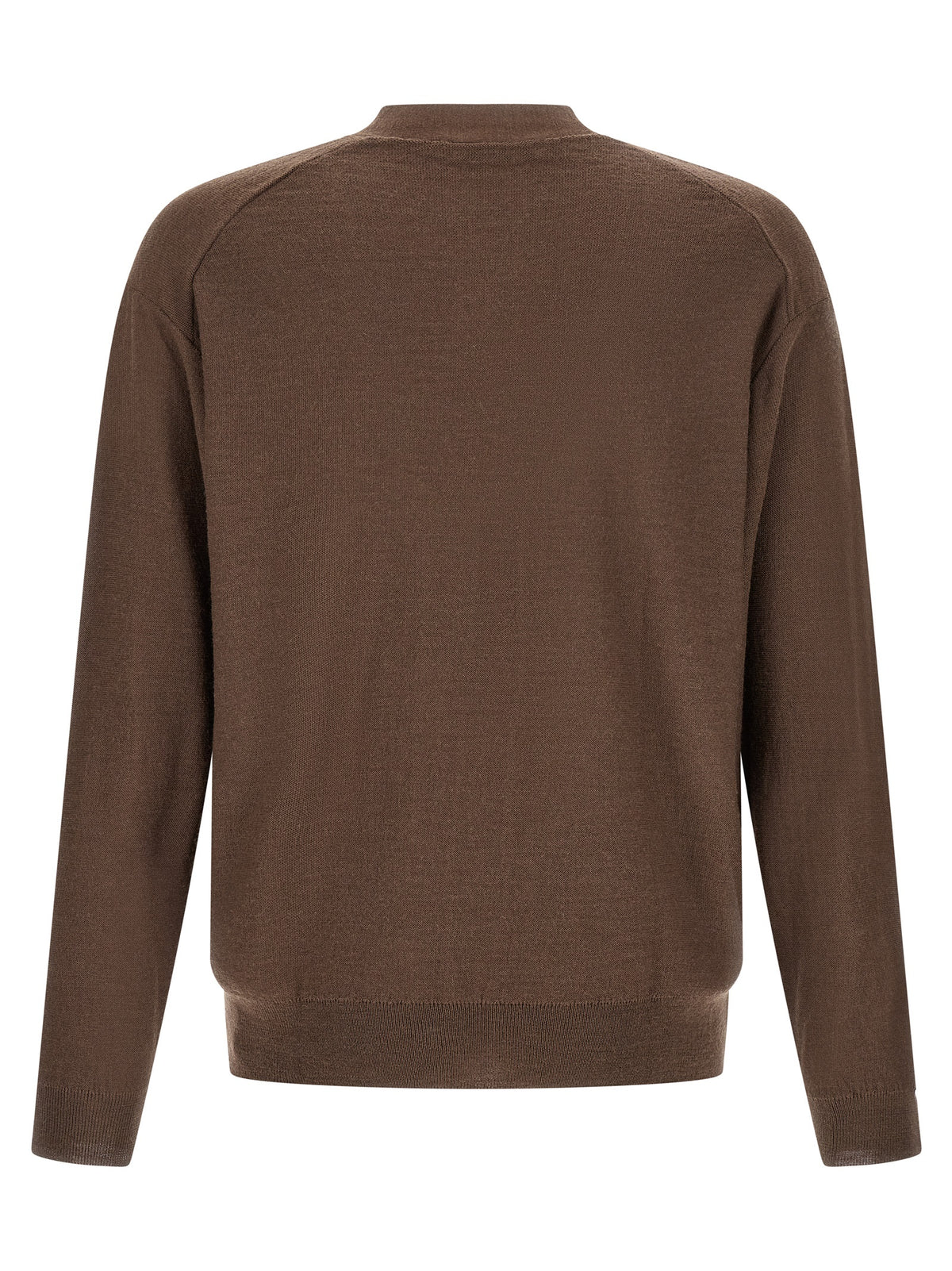 Cardigan en laine marron Lemaire