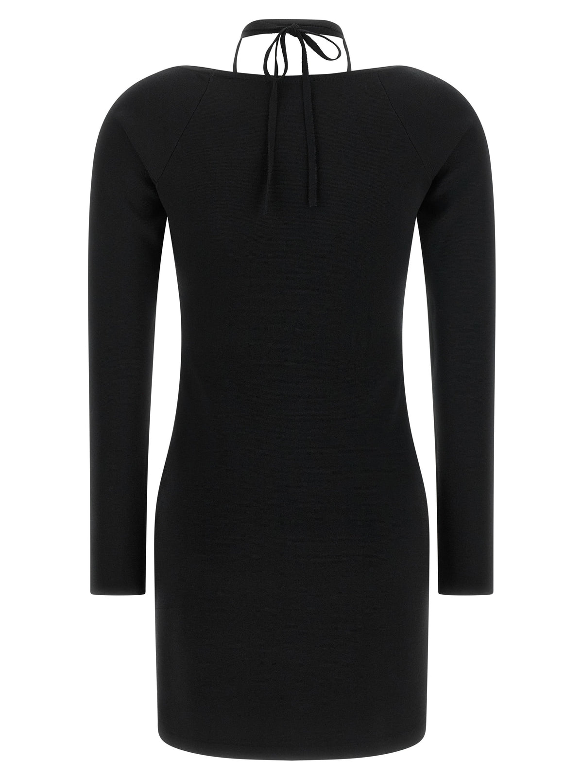 Robe courte Elisabetta Franchi noire en viscose