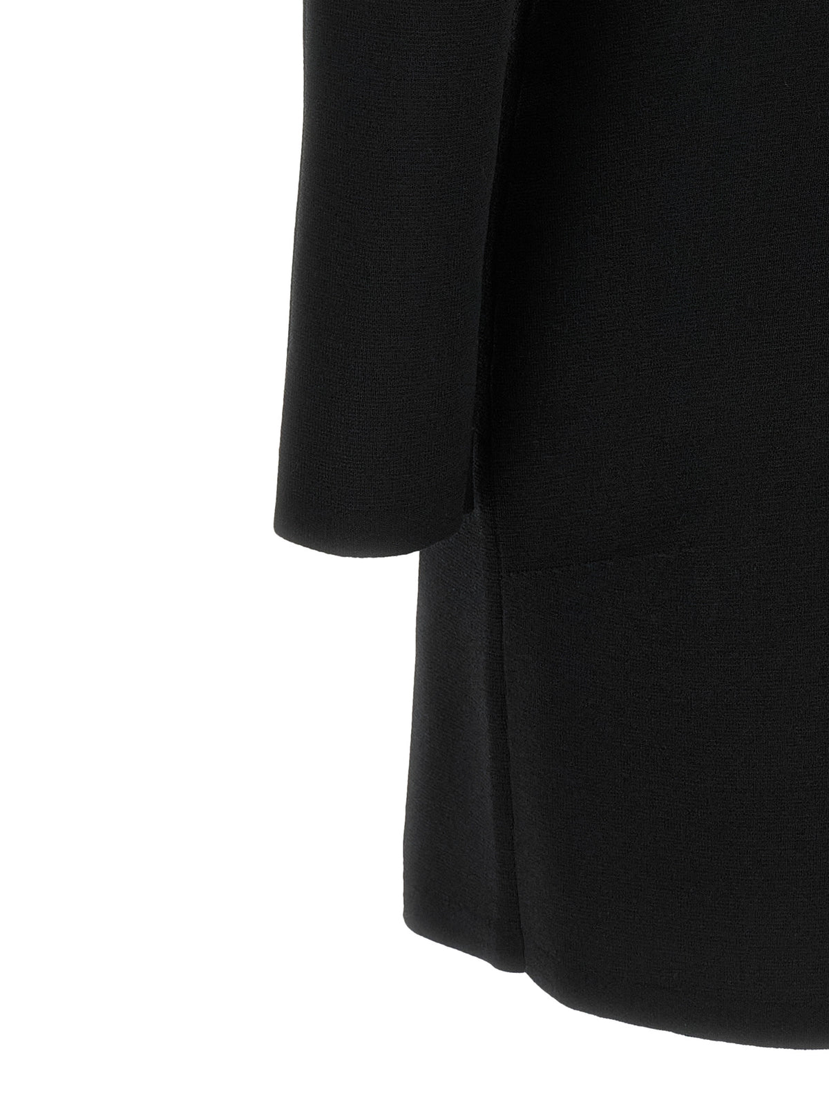 Robe courte Elisabetta Franchi noire en viscose