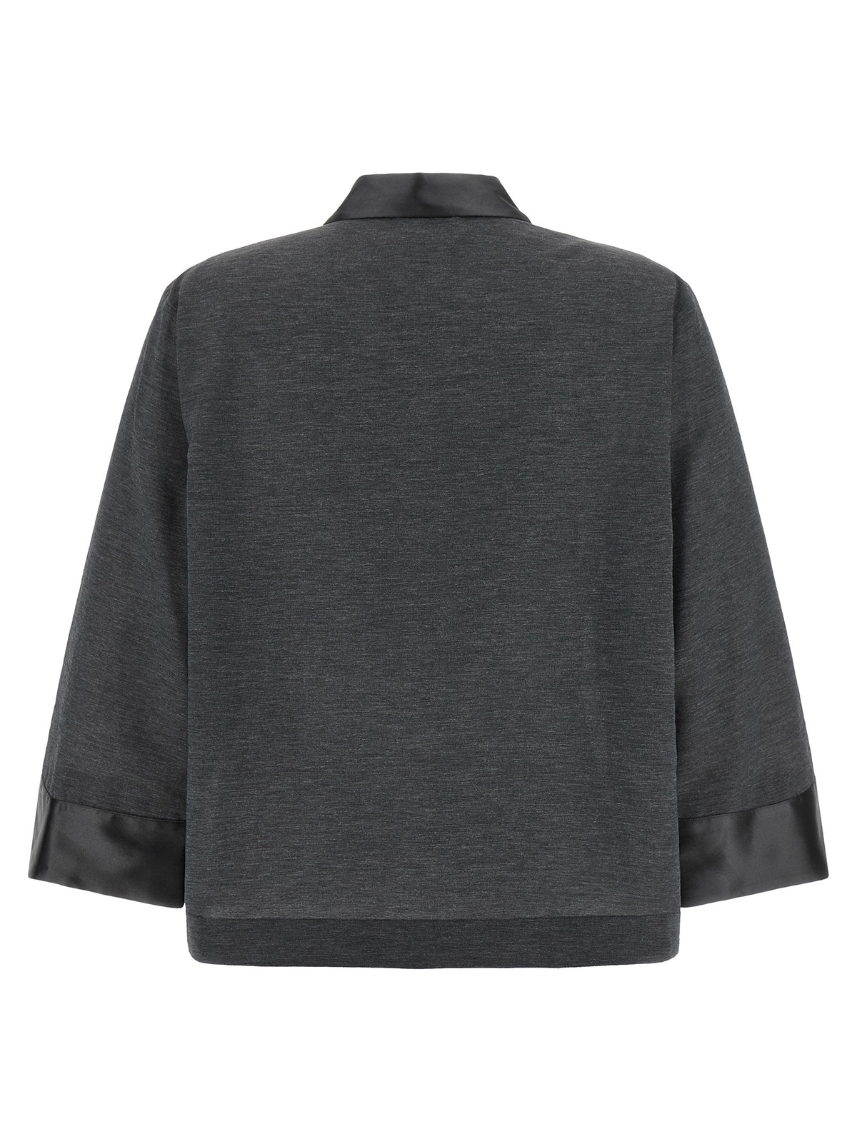 Peserico Gray Lyocell Blouse