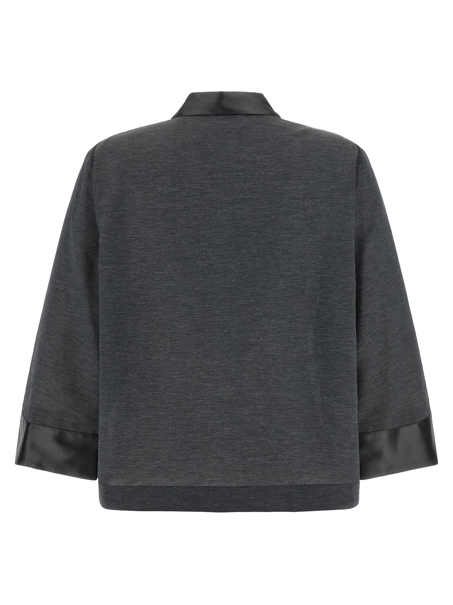 Peserico Gray Lyocell Blouse