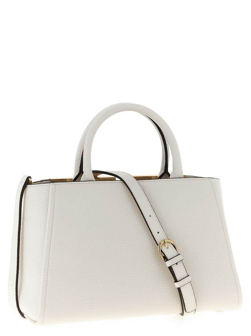 Elisabetta Franchi White Polyester Tote Bag