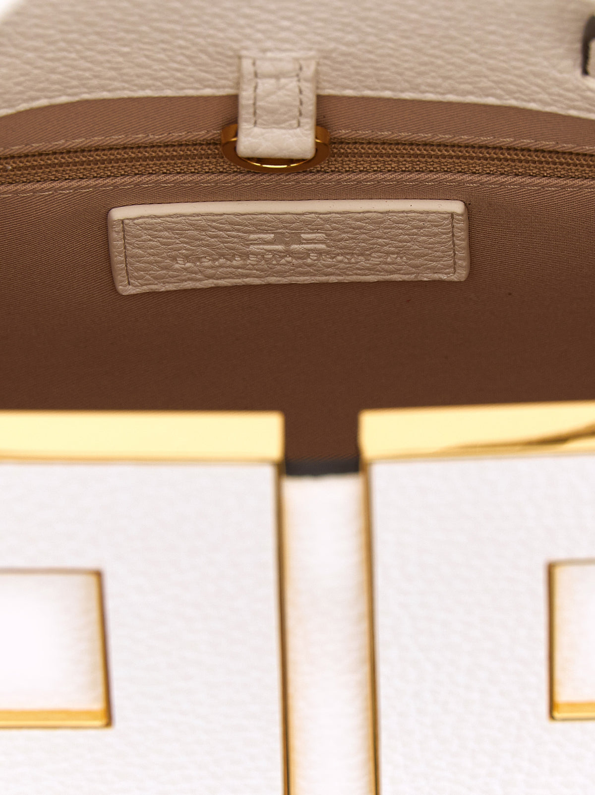 Sac cabas Elisabetta Franchi blanc en polyester