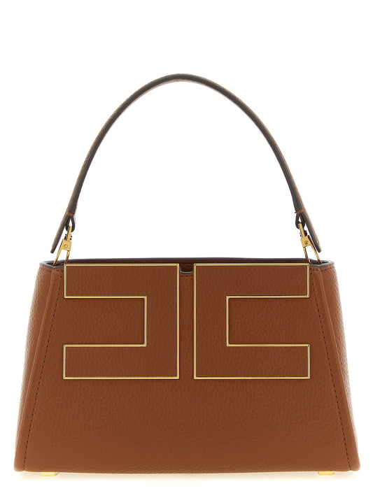 Elisabetta Franchi Brown Polyester Handbag