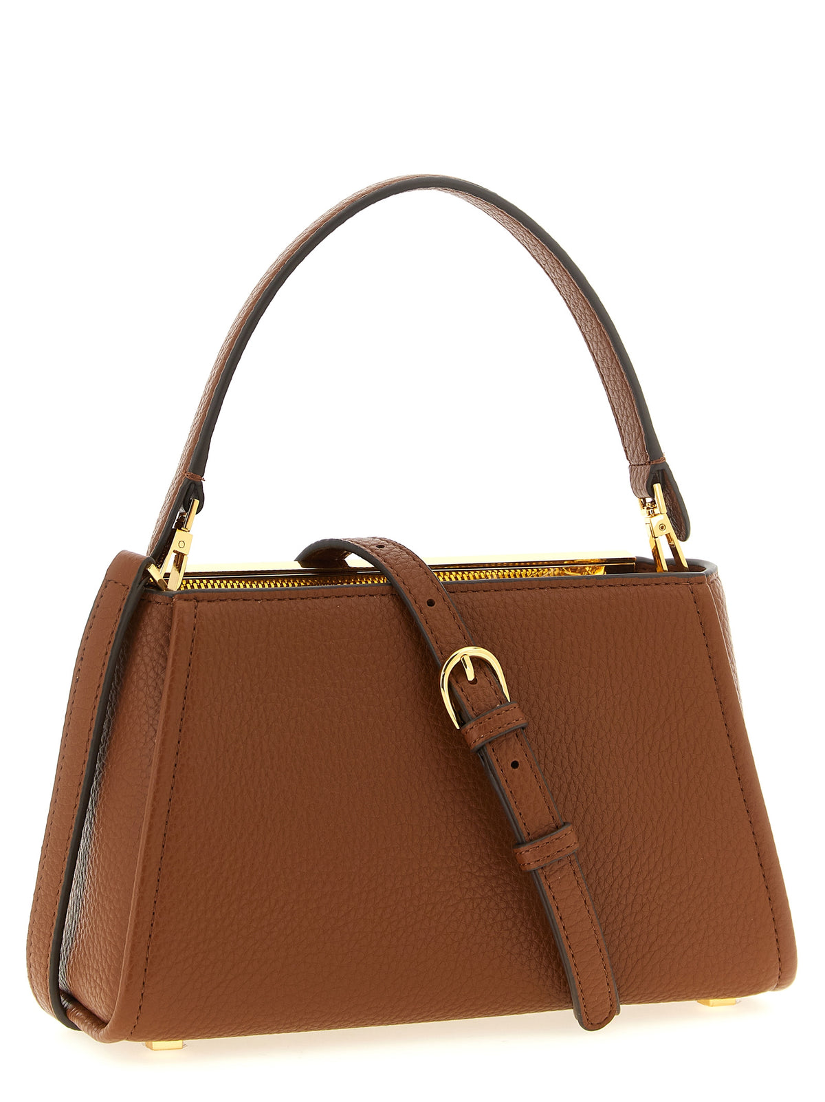 Sac à main Elisabetta Franchi en polyester marron