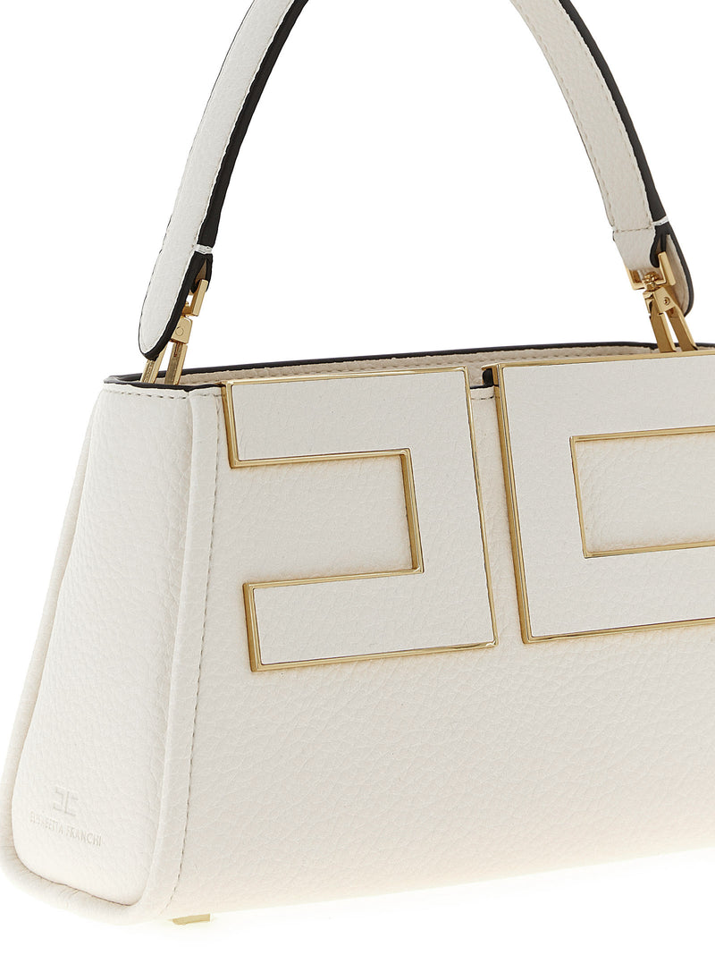Elisabetta Franchi White Polyester Handbag