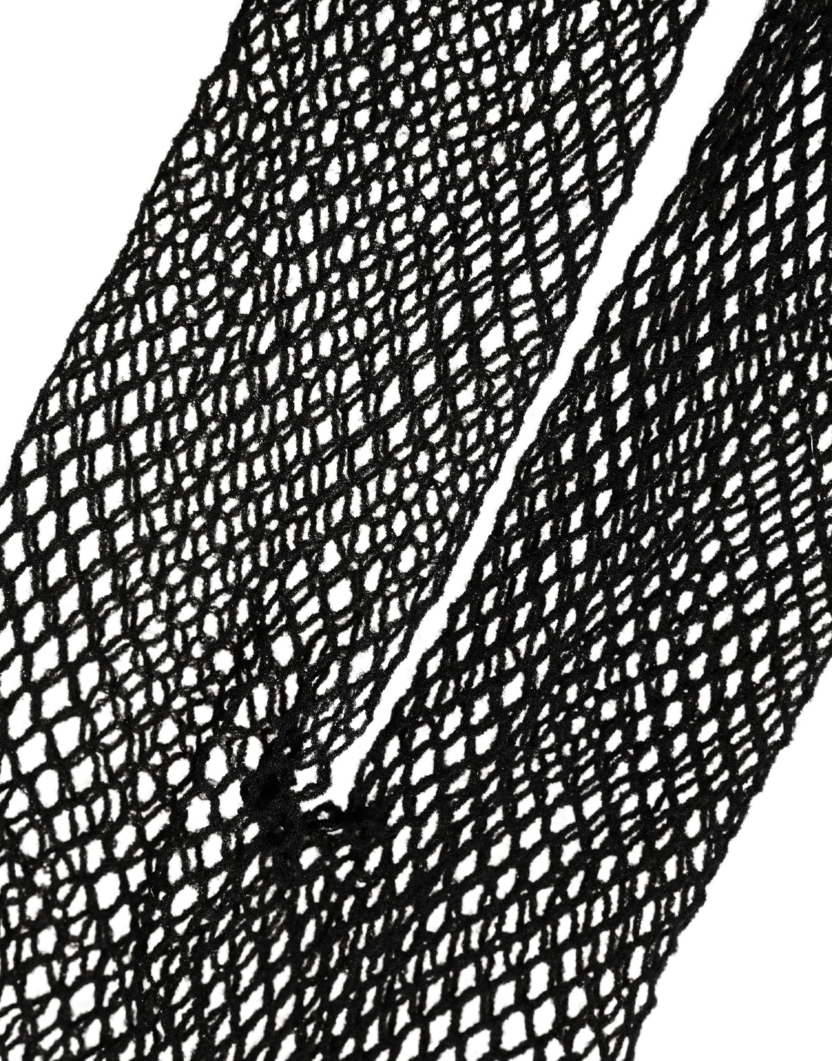 Collants Chaussettes en Nylon Résille Noire Dolce & Gabbana