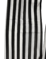 Collant rayé noir et blanc Dolce & Gabbana