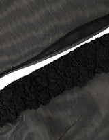 Dolce & Gabbana Chaussettes hautes accessoire en maille résille noire transparente