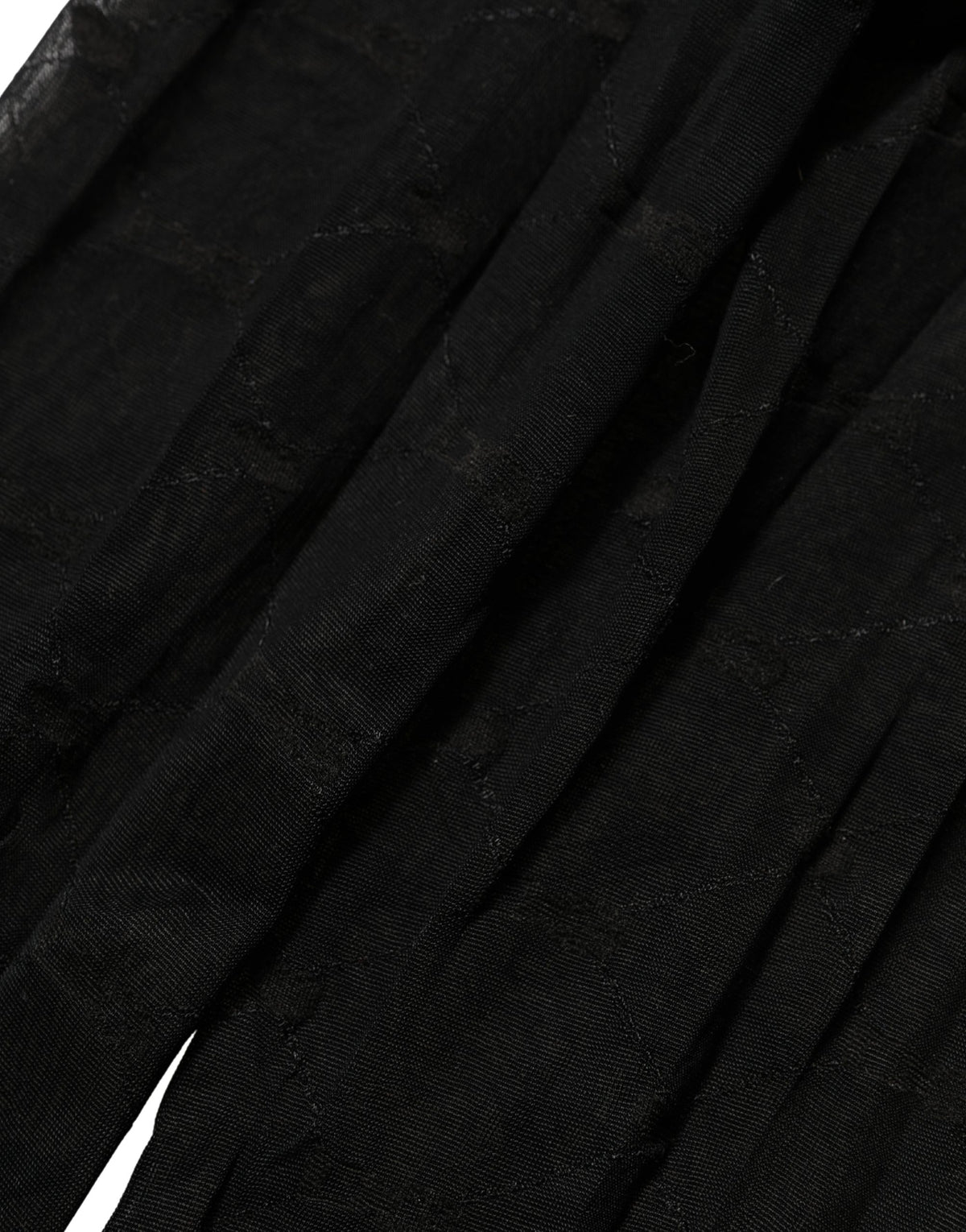 Dolce & Gabbana Collant en Nylon Noir avec Logo