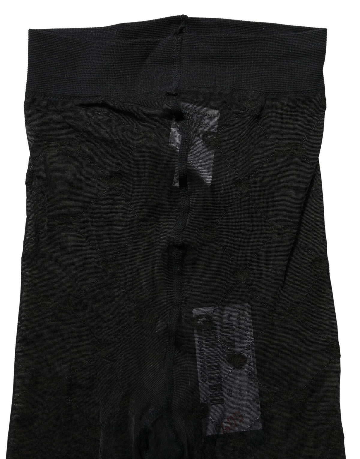 Dolce & Gabbana Collant en Nylon Noir avec Logo