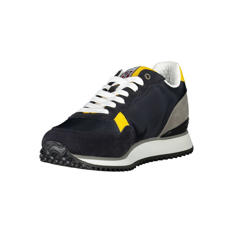 Napapijri Blue Polyester Men's Sneaker
